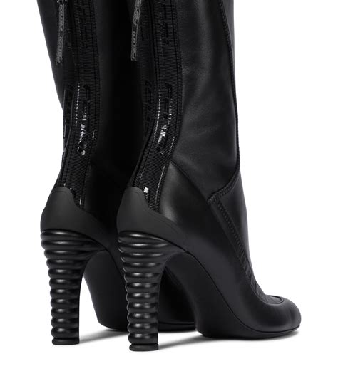 fendi promenade ankle boots|fendi high heel boots.